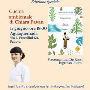 Prenota il tuo posto al Cantiere Letterario 17 giugno 2026 con Chiara Pavan. A seguire apericena per chi vuole chiudere con noi la stagione